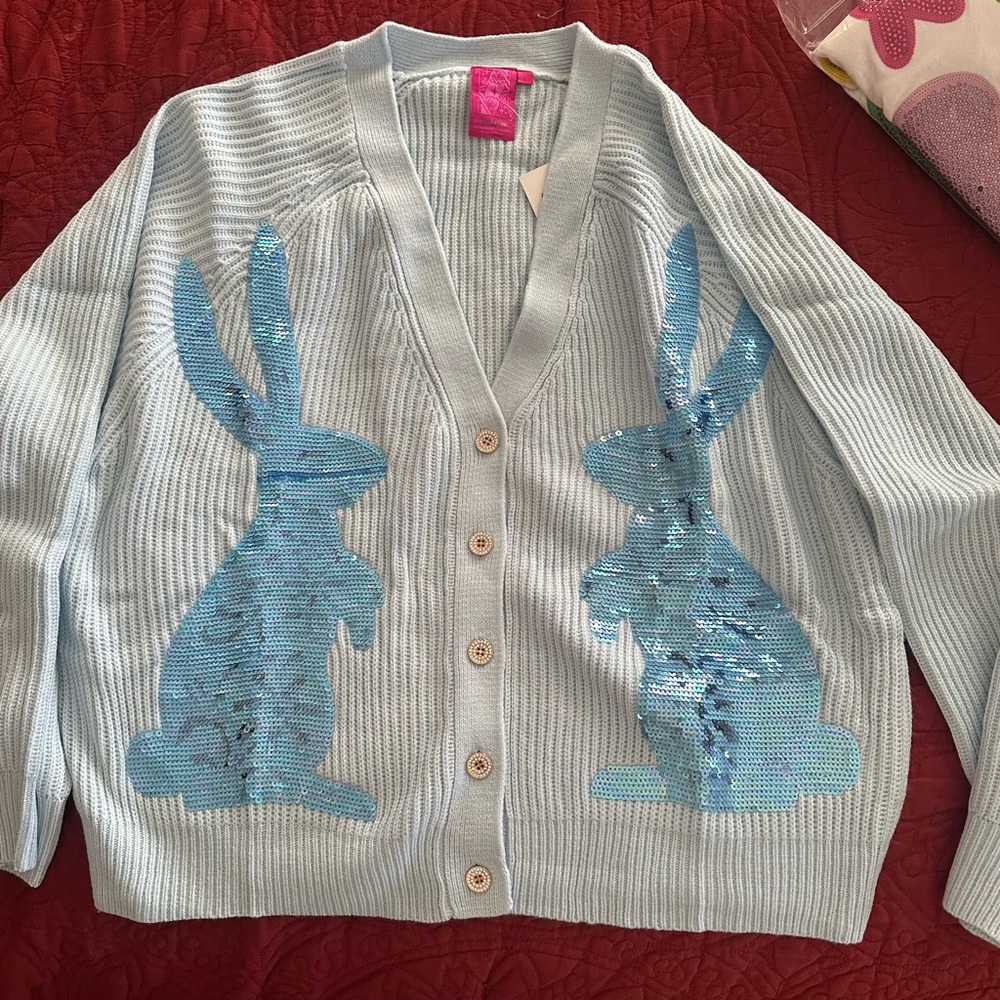 Blue Bunny Cardigan